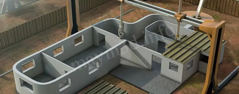 Xây nhà bằng máy in 3d